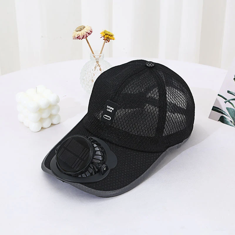 Casquette Solaire avec Ventilateur Intégré Anti-UV