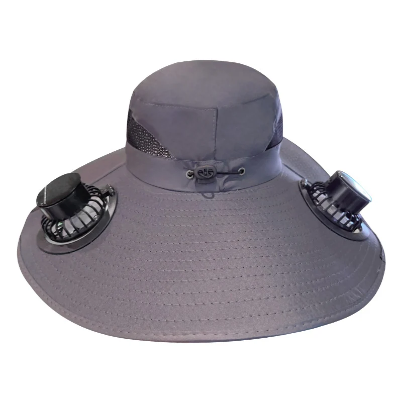 Casquette Solaire avec Ventilateur USB Rechargeable