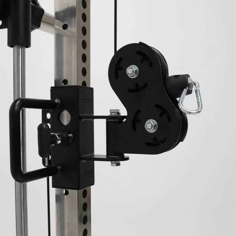 G4 All-In-One Trainer: Rack, Smith Machine et Double Poulie + 154 kg de Poids Inclus