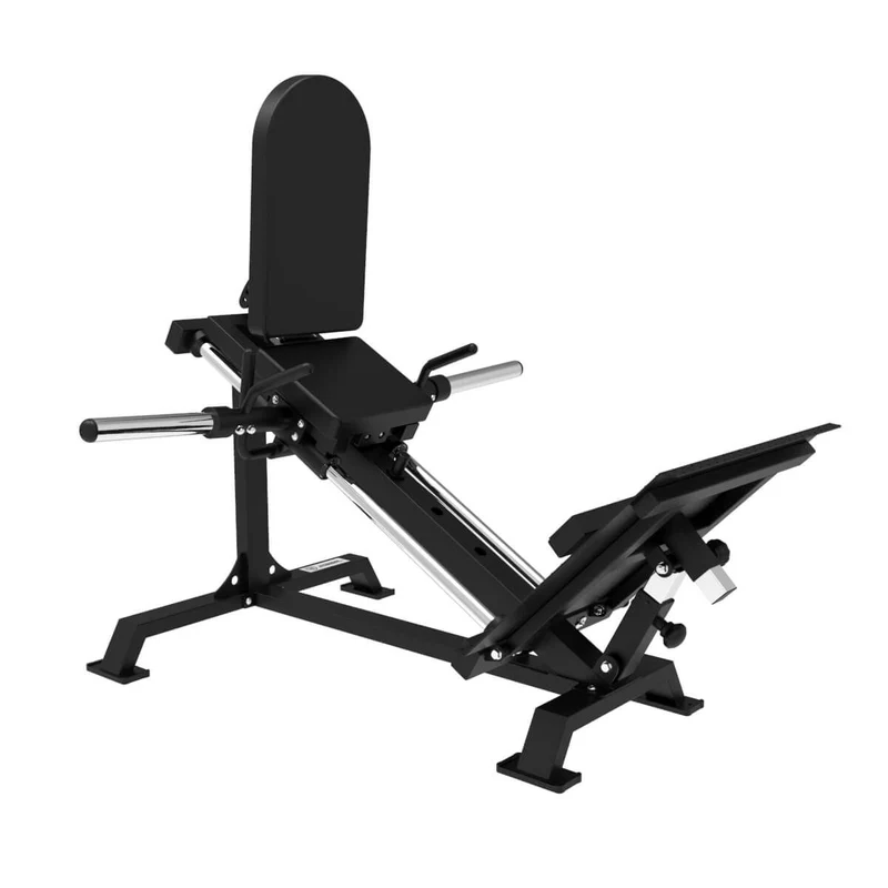 Presse à Jambes Debout, Hack Squat et Élévations des Mollets Professionnel - 3 en 1 Elite Series