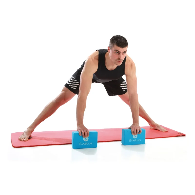 Yoga brick mousse bleu