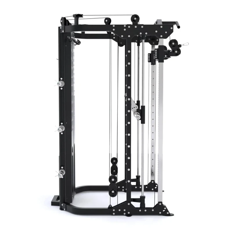G12™ V2 All-In-One Trainer - Double Poulie (2 x 100 kg), Machine Smith, Rack et Presse pour les Jambes