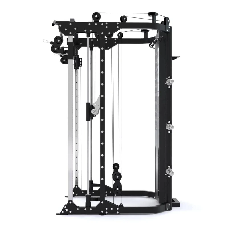 G12™ V2 All-In-One Trainer - Double Poulie (2 x 100 kg), Machine Smith, Rack et Presse pour les Jambes