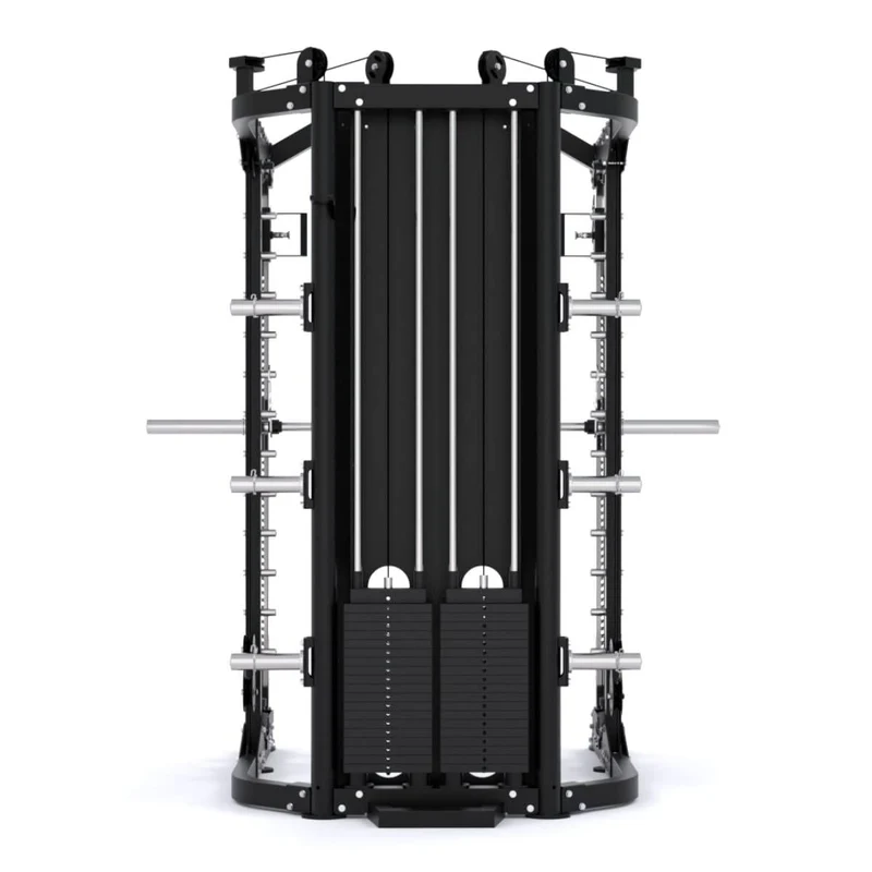G12™ V2 All-In-One Trainer - Double Poulie (2 x 100 kg), Machine Smith, Rack et Presse pour les Jambes