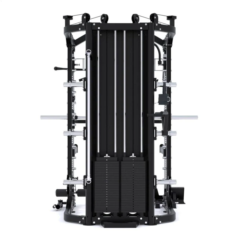 G12™ V2 All-In-One Trainer - Double Poulie (2 x 100 kg), Machine Smith, Rack et Presse pour les Jambes