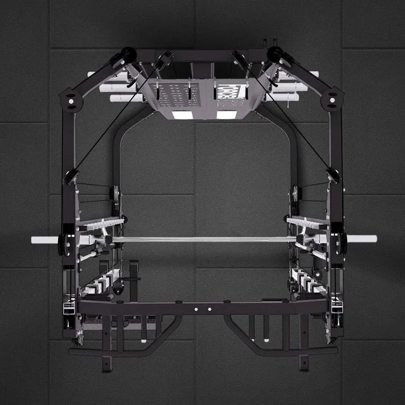 G12™ V2 All-In-One Trainer - Double Poulie (2 x 100 kg), Machine Smith, Rack et Presse pour les Jambes