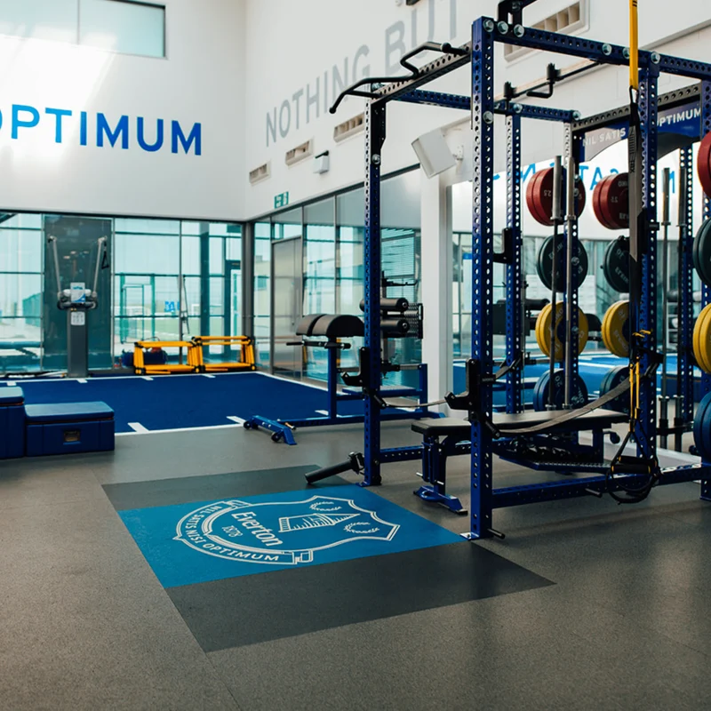 Custom Inlaid Weightlifting Platform