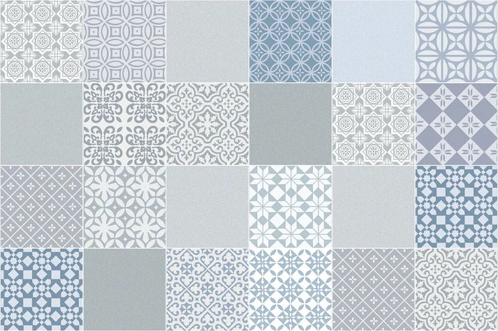 Autocollants muraux - Rossana bleu